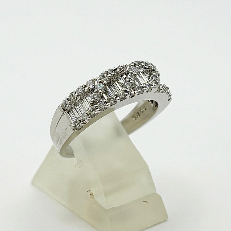 K18WG  リング ダイヤ CJ0713