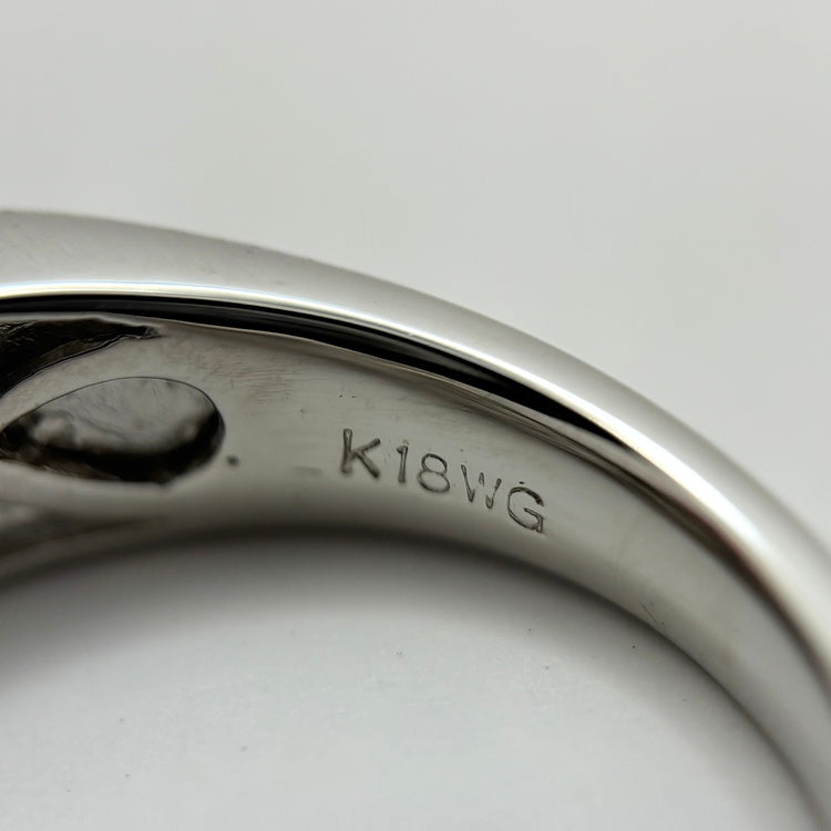 K18WG  リング ダイヤ CJ0713
