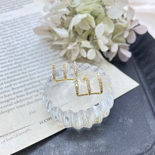 【SALE】K18 ピアス ダイヤ　NJ0058