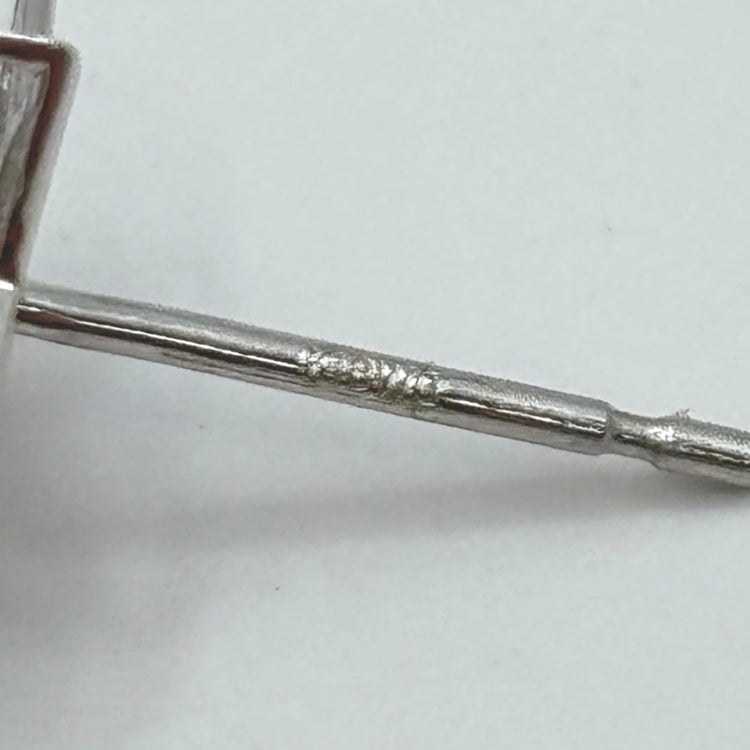 K18WG ピアス ダイヤ NJ0240