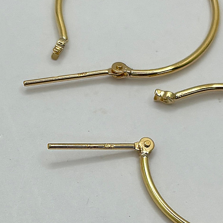 K18 ピアス フープ NJ0271