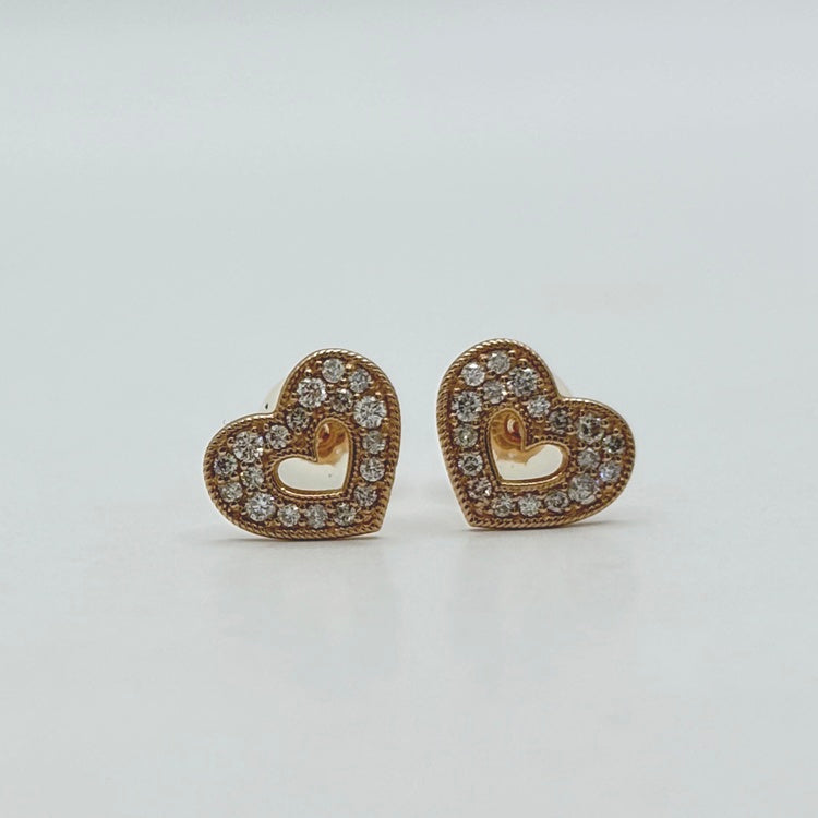 K18PG ピアス ダイヤ NJ0279
