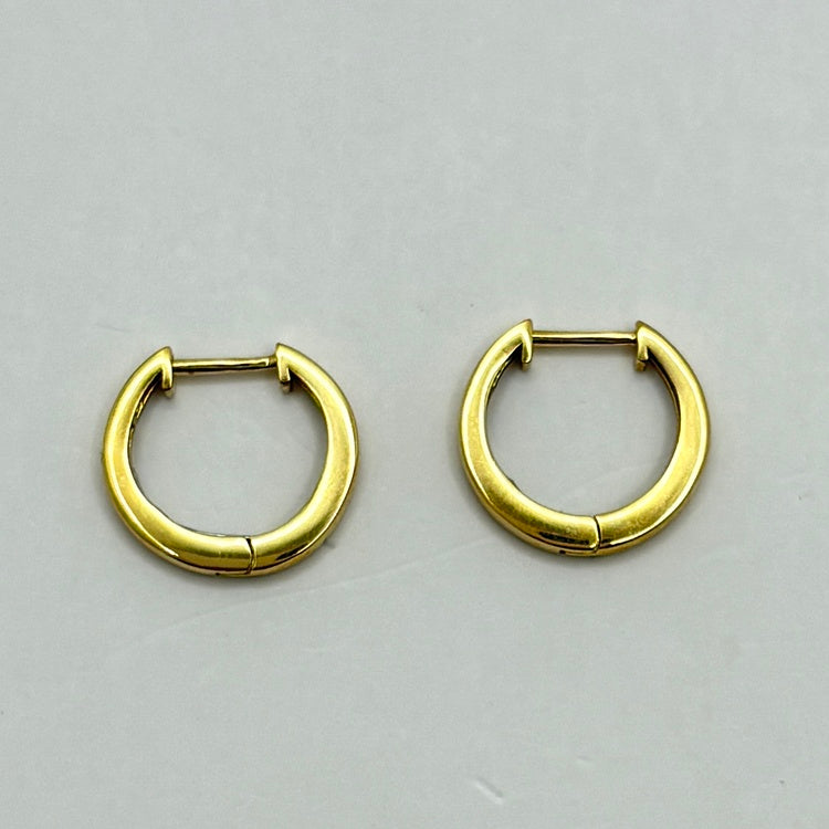 K18 ピアス フープ NJ0284