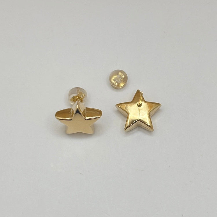 K18 ピアス 星 NJ0289