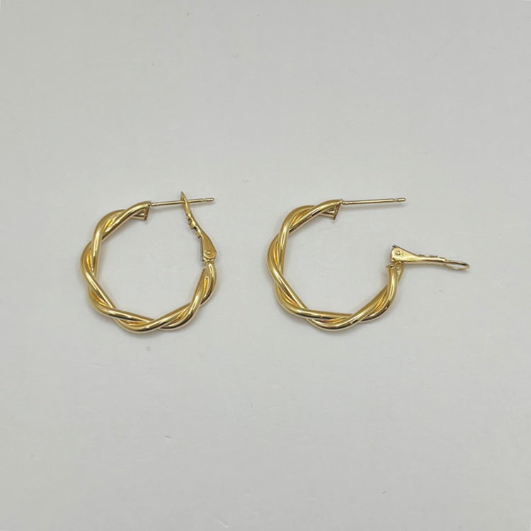 K18 ピアス フープ NJ0301