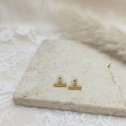 K18 ピアス ダイヤ NJ0304