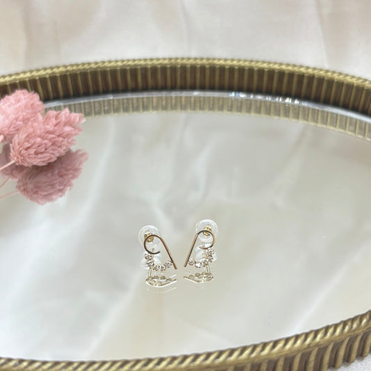 K18 ピアス ダイヤ NJ0305