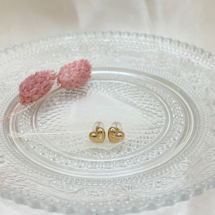 K18 ピアス ハート NJ0308