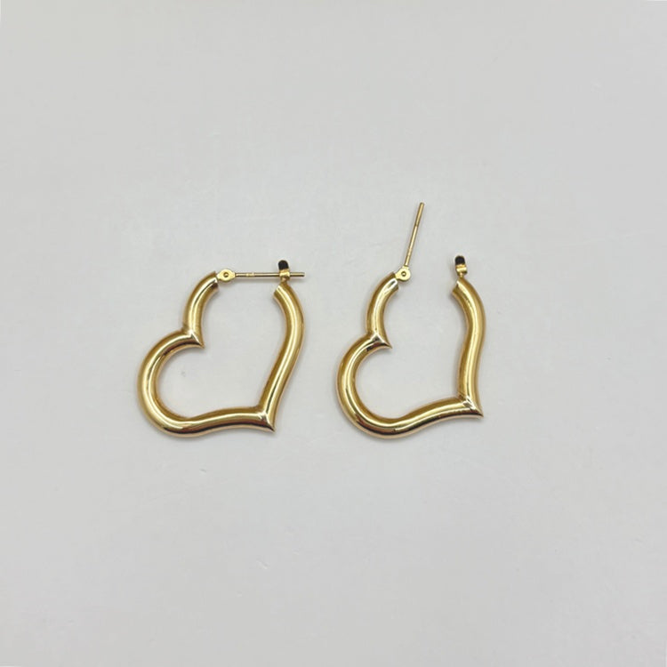 K18 ピアス ハートNJ0315