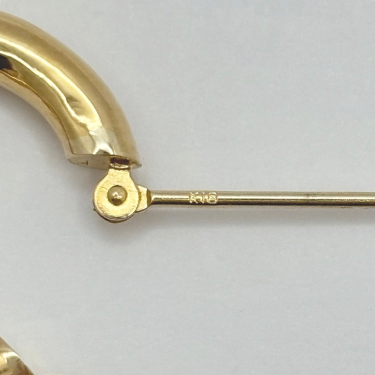 K18 ピアス ハートNJ0315