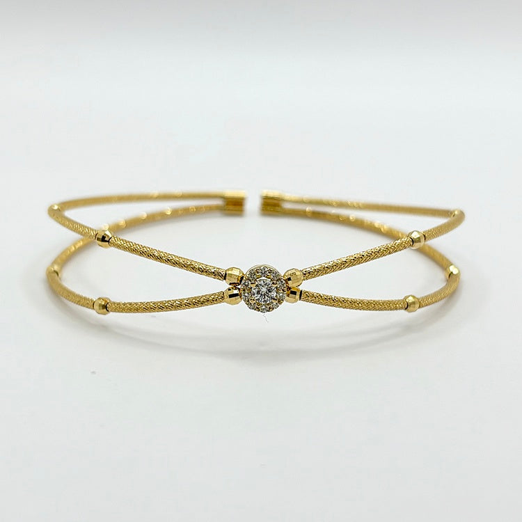 K18 ブレスレット ダイヤ NJ0320