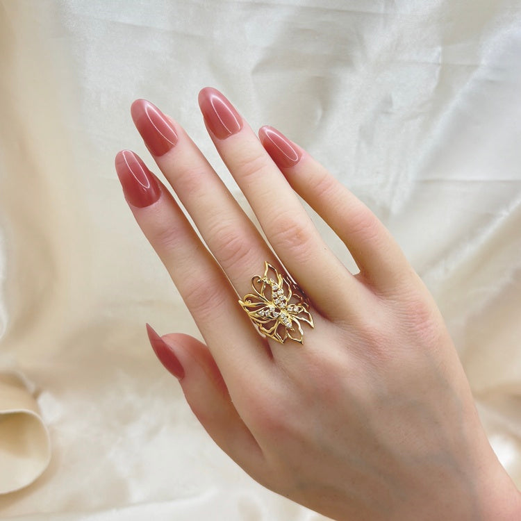 K18 リング ダイヤ NJ0321