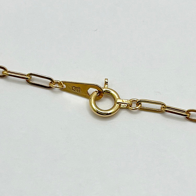 K18 ネックレス コイン　NJ0323