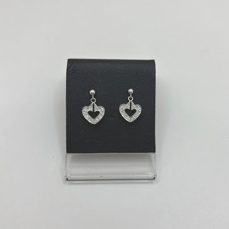 K18WG ピアス ダイヤ NJ0331
