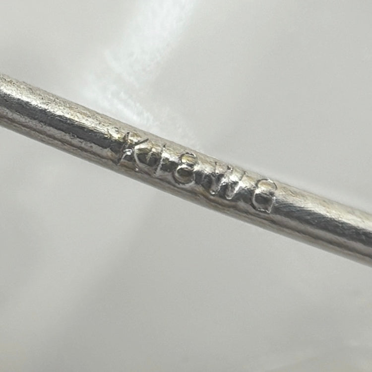 K18WG ピアス ダイヤ NJ0331