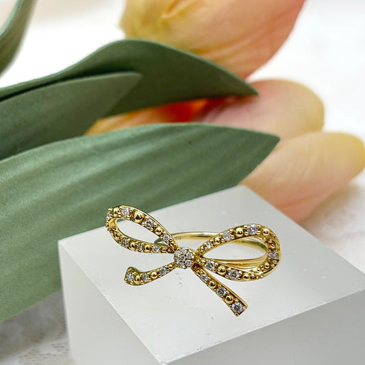 K18 リング ダイヤ NJ0338